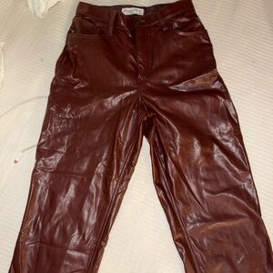 Abercrombie leather pants